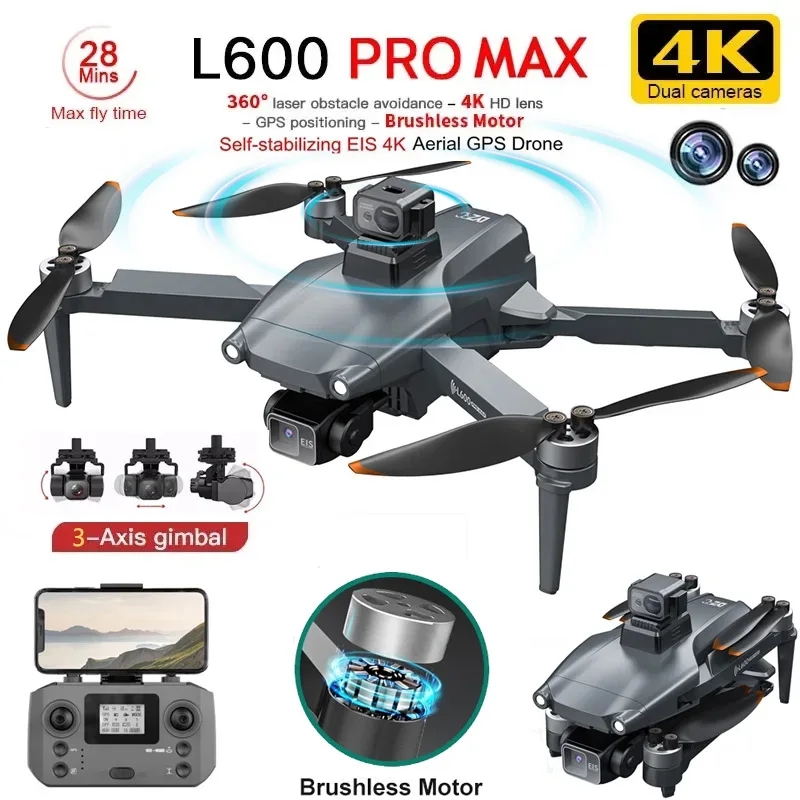Drone Camera Wide Angle - L600 プロマックス GPS ドローンプロフェッショナル 4K 3