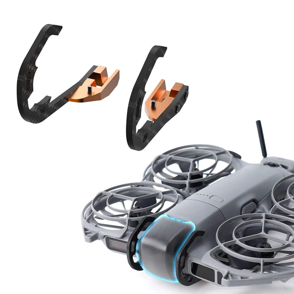 Drone Camera Case - DJI NEO 2用ジンバル保護バー レンズバンパー カーボンファイバー衝撃保護 ドローンカメラ保護アクセサリー