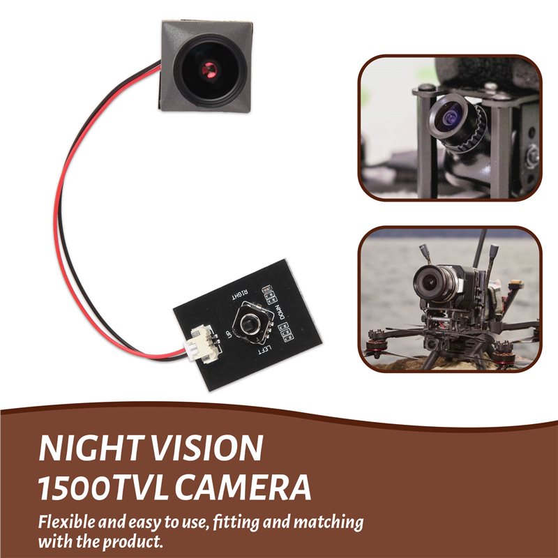 新入荷-ナイトビジョンカメラ 1500TVL FPVカメラ用 - Drone Camera Night Vision のレビューと価格