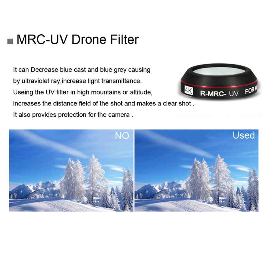 ドローン用mavicプロcpl uvスター中立密度カメラフィ - Drone Camera Night Vision のレビューと価格