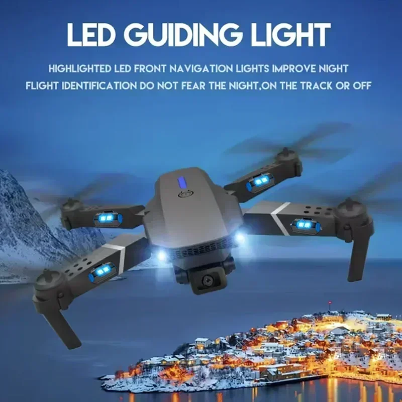 折りたたみ式クワッドコプター,e88プロ広角fpv,wifi - Drone Camera Night Vision のレビューと価格