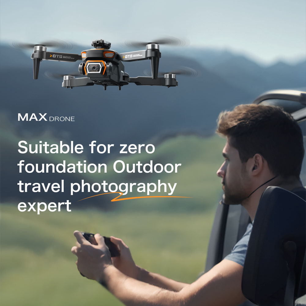 OriginalGT5ミニドローン 4K HDデュアルレンズ - Drone Camera Wide Angle のレビューと価格
