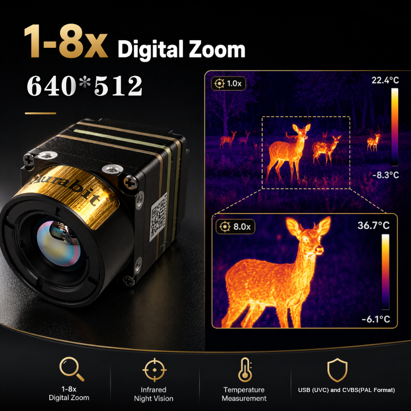 高解像度サーマルカメラ 8倍ズームドローンカメラ 640*5 - Drone Camera Night Vision のレビューと価格