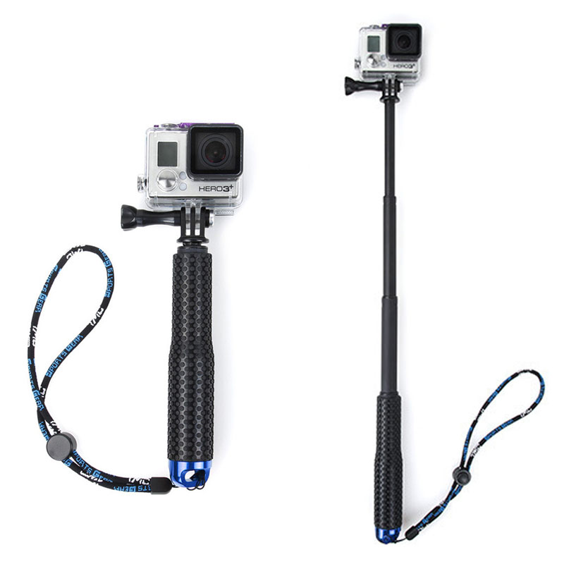1 セット拡張可能なポールミニ Selfie スティック防水 - Drone Camera Action のレビューと価格