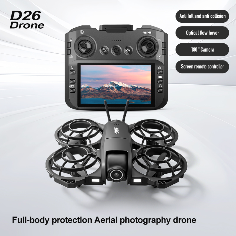 D26 ドローン 4K 空撮HD 180 °   カメラ付き - Drone Camera Night Vision のレビューと価格