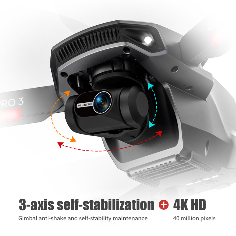 ドローンL106pro 3,4K 5g,wifi,fpv,折 - Drone Camera With Gimbal のレビューと価格