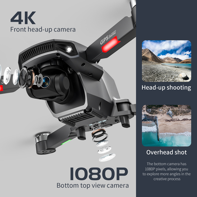 ドローンL106pro 3,4K 5g,wifi,fpv,折 - Drone Camera With Gimbal のレビューと価格