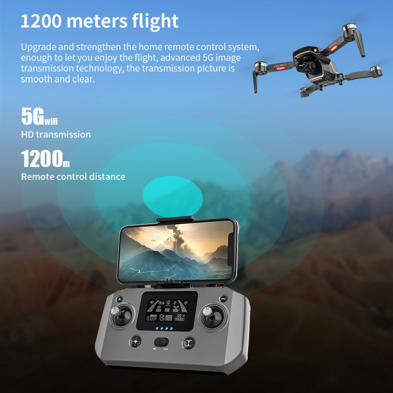 ドローンL106pro 3,4K 5g,wifi,fpv,折 - Drone Camera With Gimbal のレビューと価格