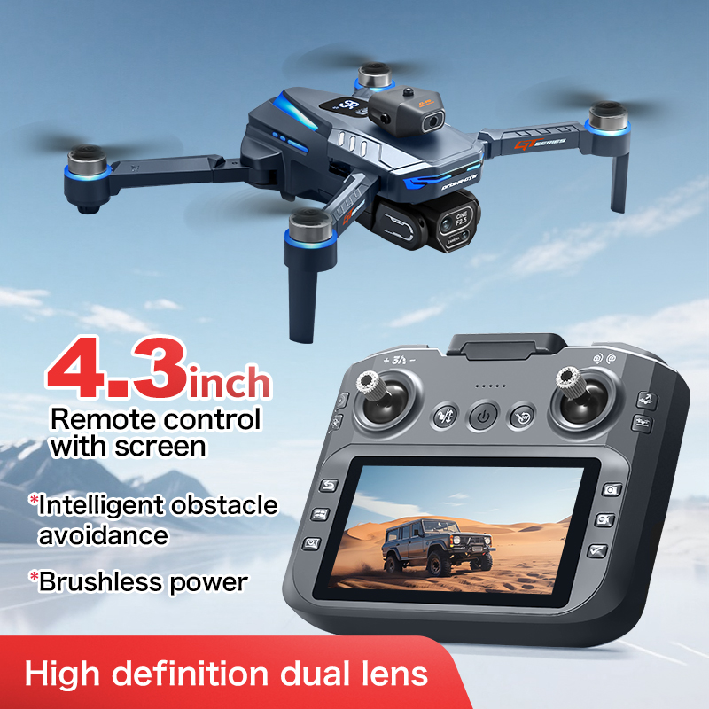 GT8 障害物回避空中ドローン – 大画面リモコン付き HD - Drone Camera Mount のレビューと価格
