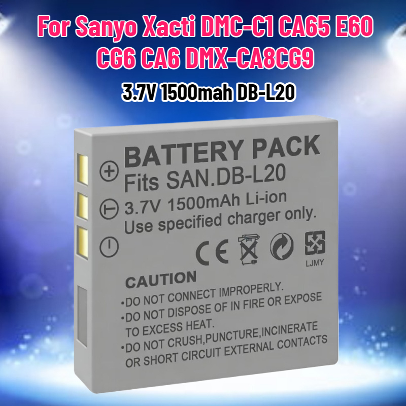 3.7V 1500mah DB-L20 バッテリー Sany - Drone Camera Action のレビューと価格